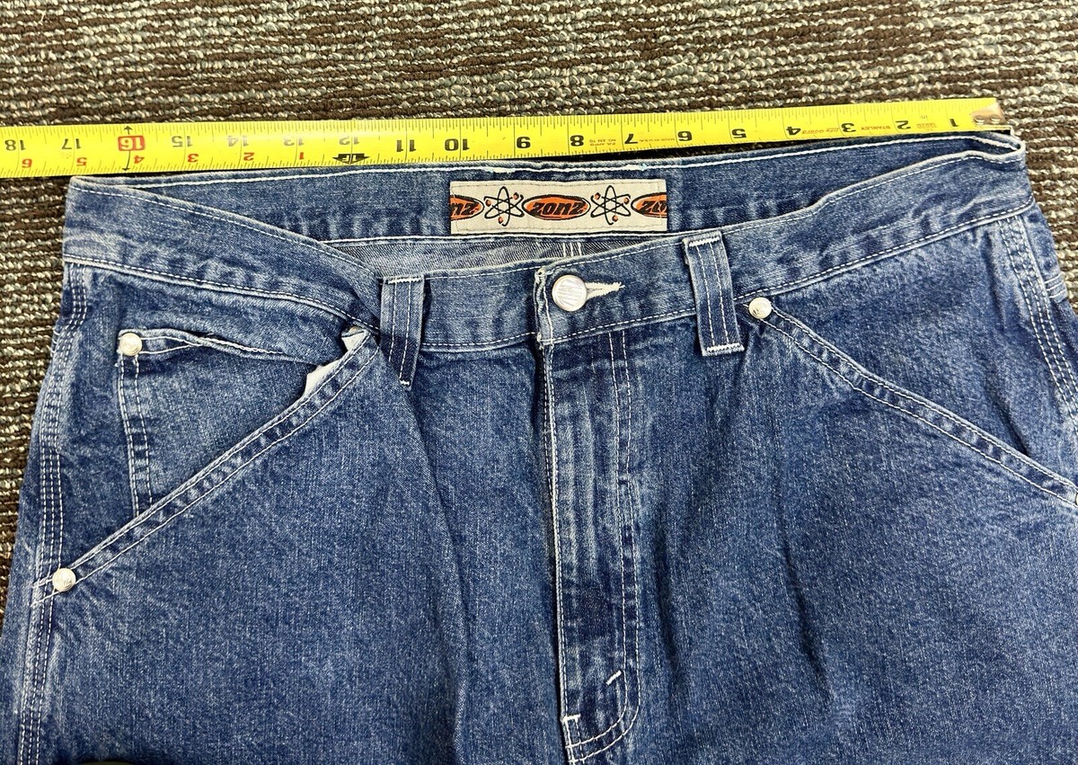 Vintage ZONES JEANS Carpenter 90's Skate Baggy Pants JNCO Vintage ZONES JEANS Carpenter 90's Skate Baggy Pants JNCO