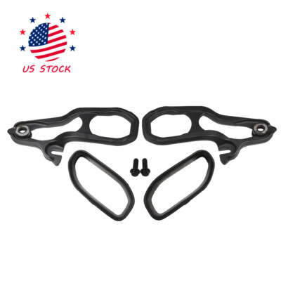 Front Tow Hooks New For 2019 2020 Ram 1500 DT Left & Right with Hardware Black