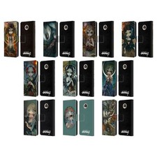 OFFICIAL STRANGELING SURREALISM LEATHER BOOK WALLET CASE FOR MOTOROLA PHONES