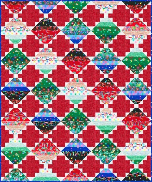 Wishwell By Robert Kaufman – Afterglow – Candles - Cranberry, Fabric BTY