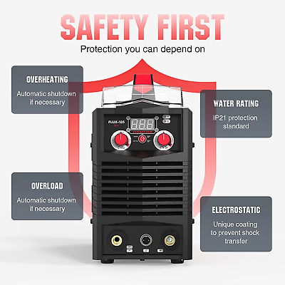 YESWELDER 135A MIG Welder, 110V, Flux Core, MIG/TIG/Stick 3 YESWELDER 135A MIG Welder, 110V, Flux Core, MIG/TIG/Stick 3