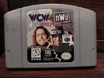 SALE CLASSIC: wcw Vs, nWo world tour N64 TESTED