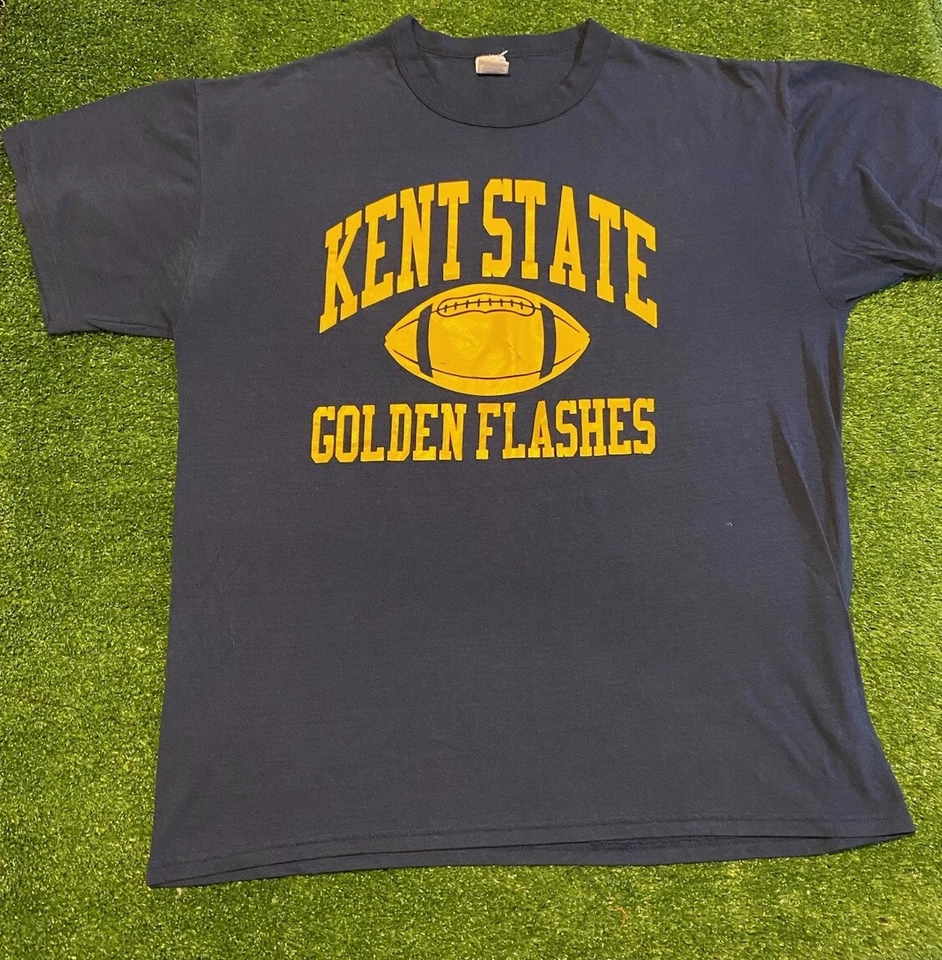 Vintage Kent State Golden Flashes shirt mens large blue yellow football Y2K 30 - Image 2 of 4