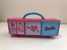 Barbie "Tara" Accessory Case - 3 Drawer Organizer 1999 9 x 3 in Vintage Toy Pink
