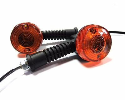 2 x For Kawasaki KLR650 KL650C KLR600 KL600A KL600B Front Turn Signals NON - USA