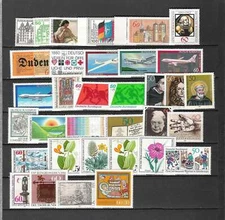 Bund, BRD, Jahrgang 1980 - 1989, postfrisch **, zur Auswahl