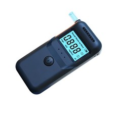 Breath Alcohol Tester Digital LCD High Accuracy Three Color Light Prompt Nozzles
