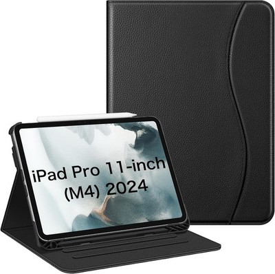 Fintie Folio Case for iPad Pro 11-inch (M4) 2024 (Model Number: Black 