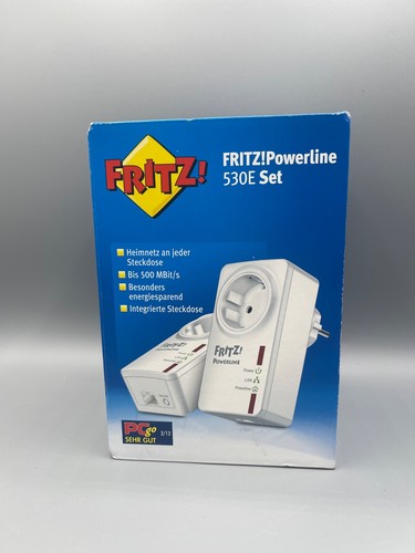 🔥AVM FRITZ!Powerline 530E Set (500 Mbit/s, Fast-Ethernet-LAN, Steckdose)