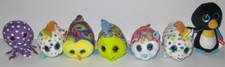 Lot of 7 Ty Teenie Beanie Boos McDonalds Plush Toys 2014, '17, ''19