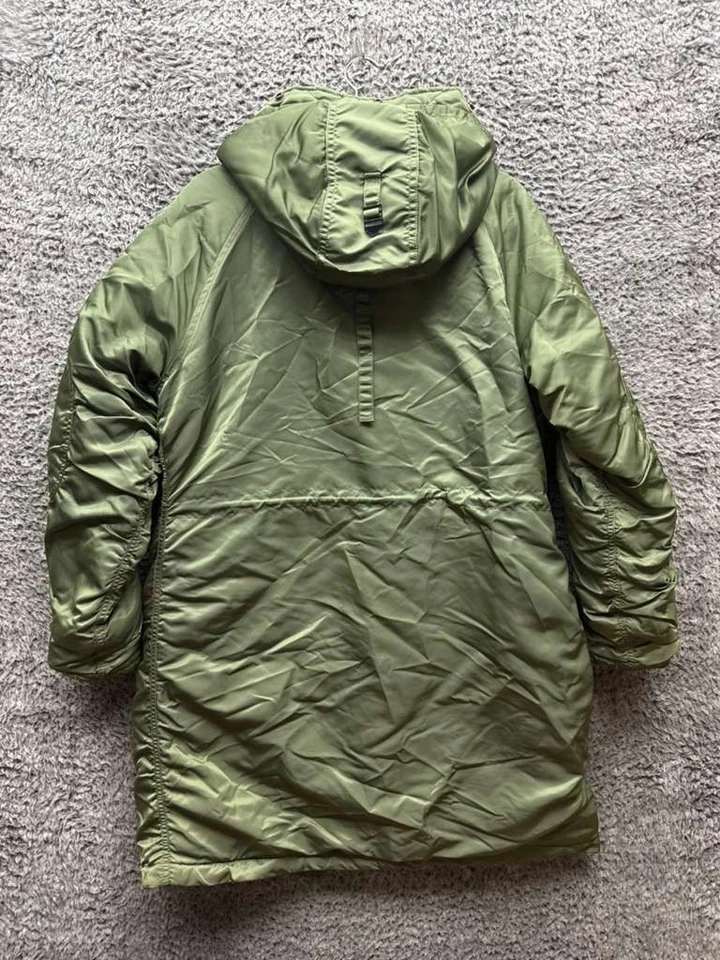 Chaqueta de invierno Alpha Industries Studio Field Parka verde salvia para mujer talla L Foto 2 de 4