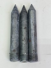 Lot Of 3 Baseball Home Plate 4" Screw-In Steel Metal Replacement Spikes Pins