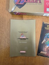 Legend of Zelda: Ocarina of Time (Nintendo 64, N64 1998) Complete In Box Cib 