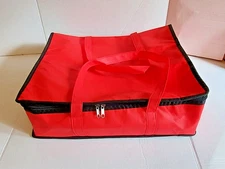 NEW Insulated Food Carrier - Hot / Cold - Red Expandable  17"x15"x6"