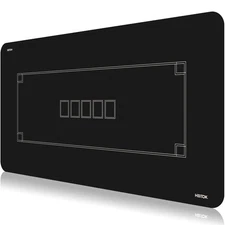 Texas Hold'em Poker Mat Portable Table Top Water Repellent Noise Reduction Ca...