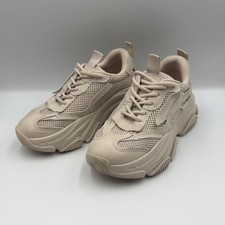 Steve Madden 5.5 Cream Chunky Sneakers Possession Platform no box