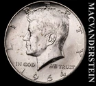 1964-D Kennedy Half Dollar- Silver Choice Gem Brilliant Unc- Luster #L6963