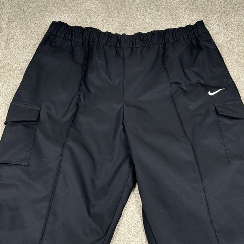 Nike Essential High Rise Curve Cargo Loose Fit Pants Black Size 2XL Women’s - 第 2/7 張圖片