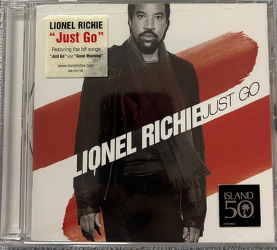Lionel Richie ''Just Go'' New/Sealed CD: B001 1917-02.  One Day Handling