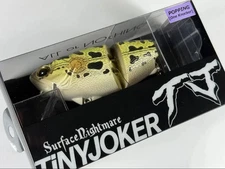 DRT TiNY JOKER TJ FROG Bone Color 1.5on 3.6inch Topwater Lure 2025 Latest Lures