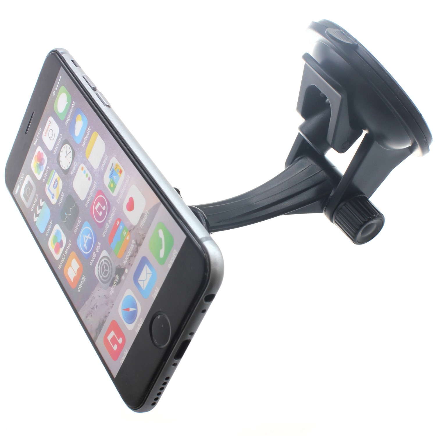 For Phone 16/17/Pro/Max/Air - Car Mount Magnetic Holder Dash Windshield Swivel