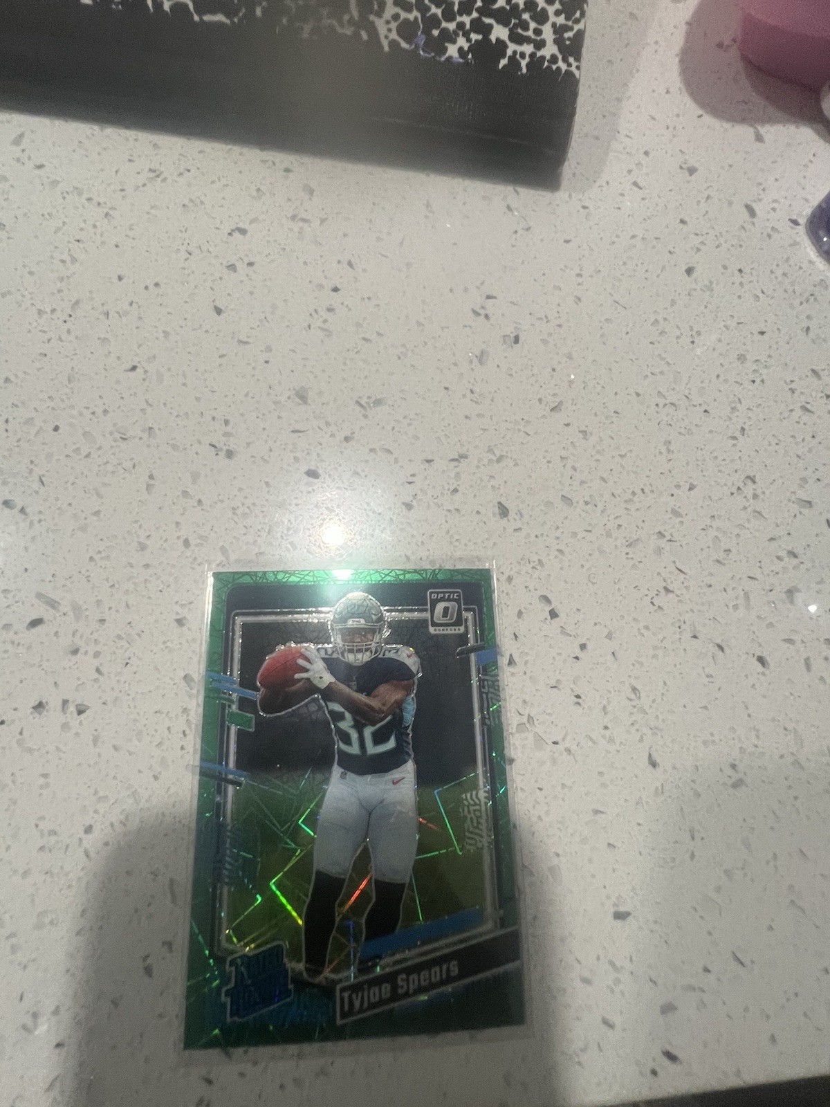 2023 Panini Donruss Optic - Rated Rookie Tyjae Spears #297 Green Hyper Prizm (RC