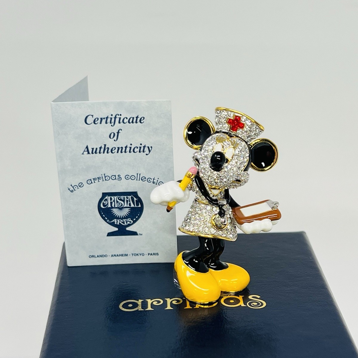 Disney Arribas Brothers Swarovski® Crystal Nurse Minnie Jeweled