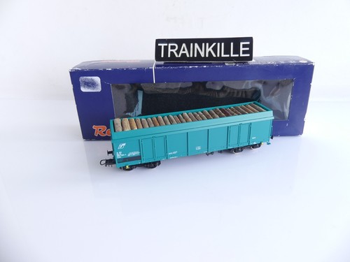 66956 ROCO HO WAGON TOMBEREAU A BOGIES DE LA FS 004-4 AVEC CHARGEMENT | Zustand: Occasion
