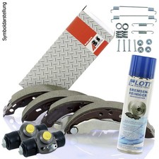 Bremsbacken + 2 Bremszylinder + Montagesatz hinten für Peugeot / Citroen + BR