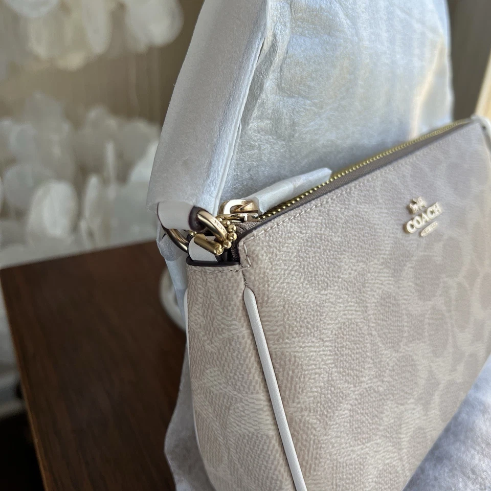 NWT Coach Nolita 19 In Signature Canvas CW426 (Sand/chalk) Beige Cream ￼ - Image 3 of 4