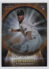 2021 Stadium Club Chrome Crystal Ball Orange Refractor /25 Ke'Bryan Hayes 02wb