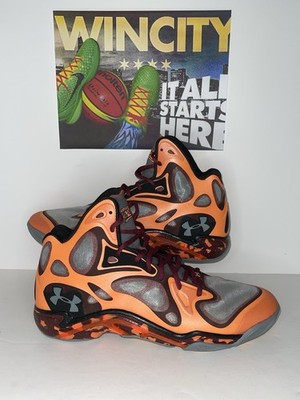 UNDER ARMOUR PE ELITE 24 ANATOMIX SPAWN MICRO G TEAM CONEY ISLAND CURRY SZ 13