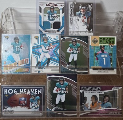 2025 Travis Hunter Rookie Card Lot Jaguars White Hot Patch Rookie Wave Absolute