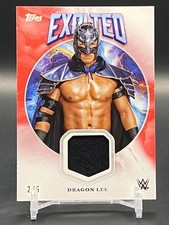 2025 Topps Exalted WWE Dragon Lee Exalted Relics Red #/5 SSP #ER-DLE