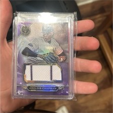 Topps Aroldis Chapman New York Yankees MLB Baseball Memorabilia Card  /27