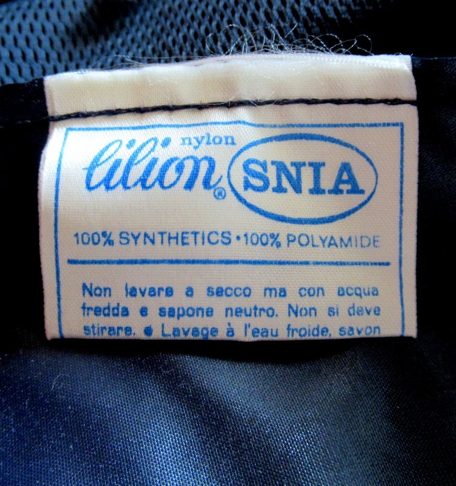 BLAUER REGENMANTEL - RAINCOAT - NYLON - VINTAGE - LILION - GR. 42 - Bild 4 von 4