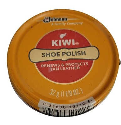   KIWI Shoe Polish   Tan Leather (32g / 1  oz)