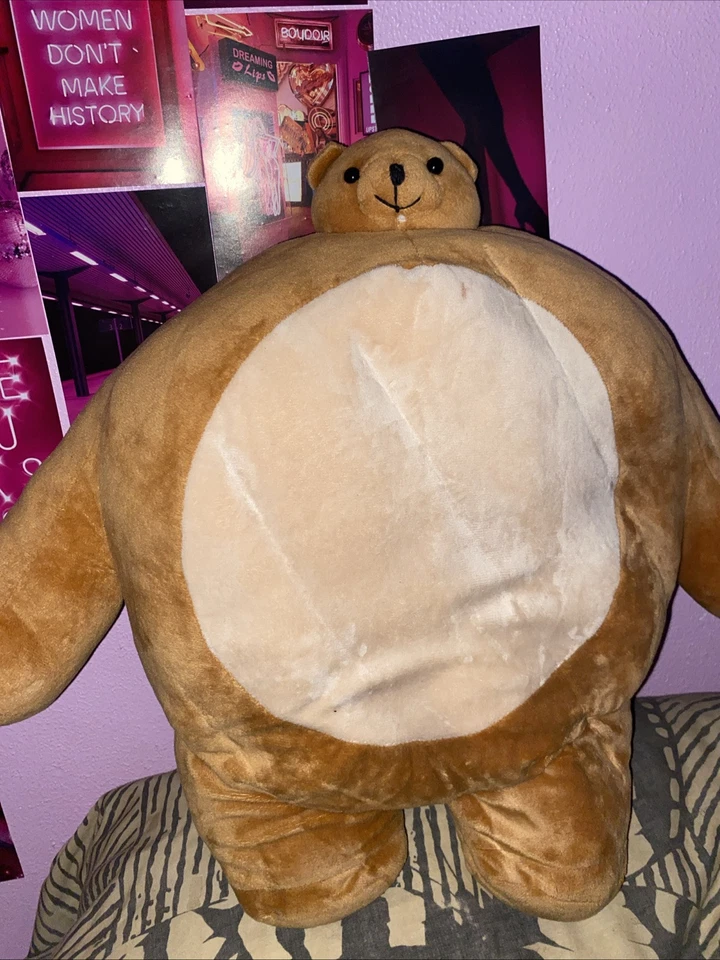 Плюшевый мишка с маленькой головой и большим телом - Изображение 2 из 3