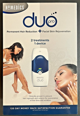 HoMedics Duo Pro Permanente Haarreduktion Hautverjüngung Haarentferner HH160