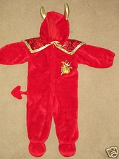 GREAT Playful Plush heavyweight devil costume - kids / youth ages 4-6