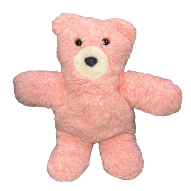 Vermont Teddy Bear Company Take Along Flat Teddy Bear Plush Pink Stuffed Animal