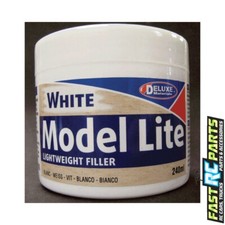 DLMBD5 Model Lite Balsa Filler White: 240cc Delux Materials