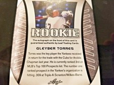 Bowman Gleyber Torres Baseball Sports Trading Cards Bowman Gleyber Torres Baseball Sports Trading Cards