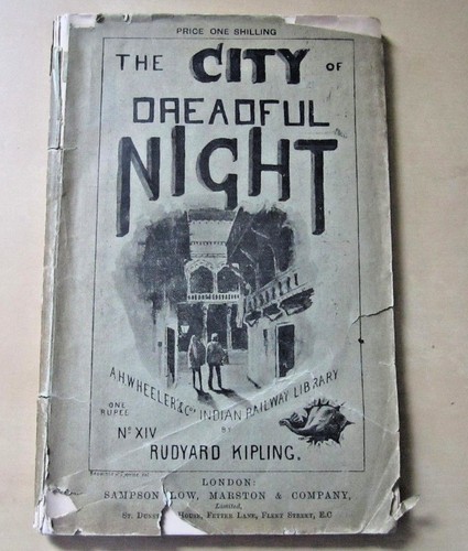 Rudyard Kipling, City of Dreadful Night - Sampson 1891 - seltenes 1. UK Taschenbuch - Bild 2 von 12