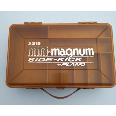 Ancienne boîte de matériel de pêche en plastique Plano Mini-Magnum Jr 3216 remplie avec engin | eBay