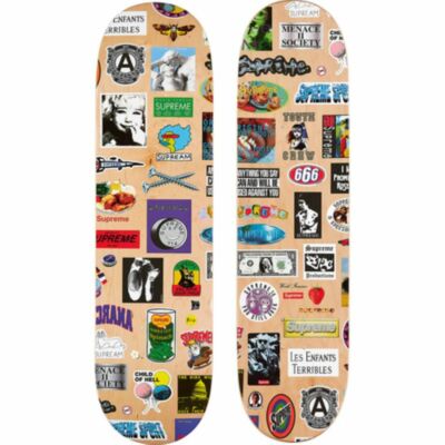 2021SS■Supreme■Stickers Skateboard Deck Supreme Stickers Skateboard (SS21) - $52