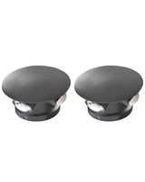 AußEnwandleuchte Led Lampe 2Er Set Metall Schwarz 4-Flammig Rund 10 Cm Maurice