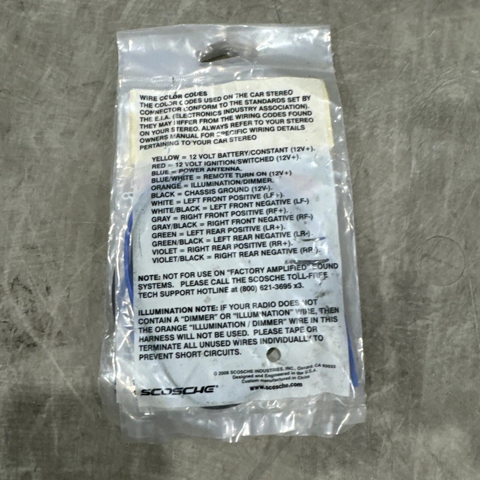 Adaptador de antena 2005-up selecto arnés de cableado Honda Car Scosche HAAB. 4 Foto 3 de 3