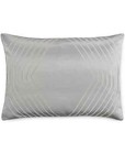 Hotel Collection Keystone Shimmery Silky Pillow Sham - King - Platinum / Silver