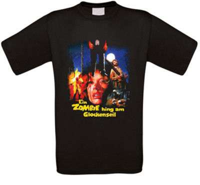 Ein Zombie hing am Glockenseil Horror Kult Movie T-Shirt alle Größen NEU